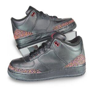 Air Jordan AJF 3 GS 323233-061 Youth 6 Women's‎ 7.5 Black/Berry
